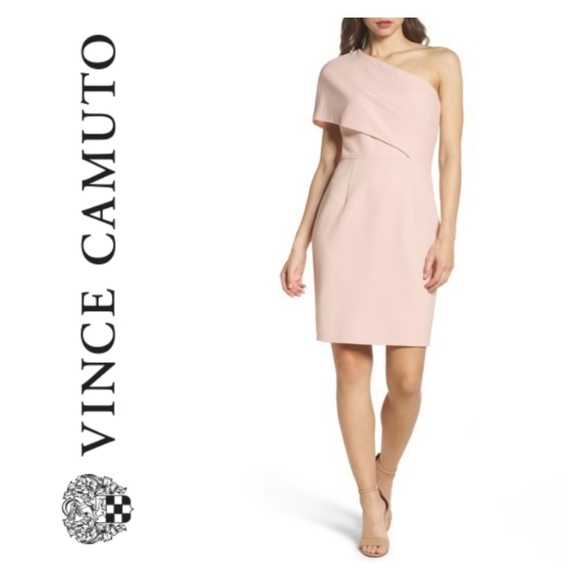 Vince Camuto Dresses & Skirts - NWT Vince Camuto One Shoulder Bodycon dress Blush